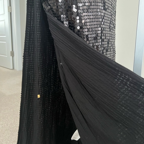 Michael Kors Sequin Wrap Maxi Dress - Picture 10 of 12